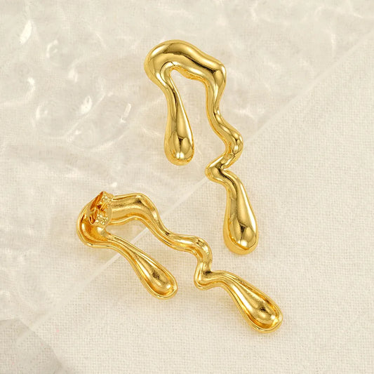 Aretes Dorados U