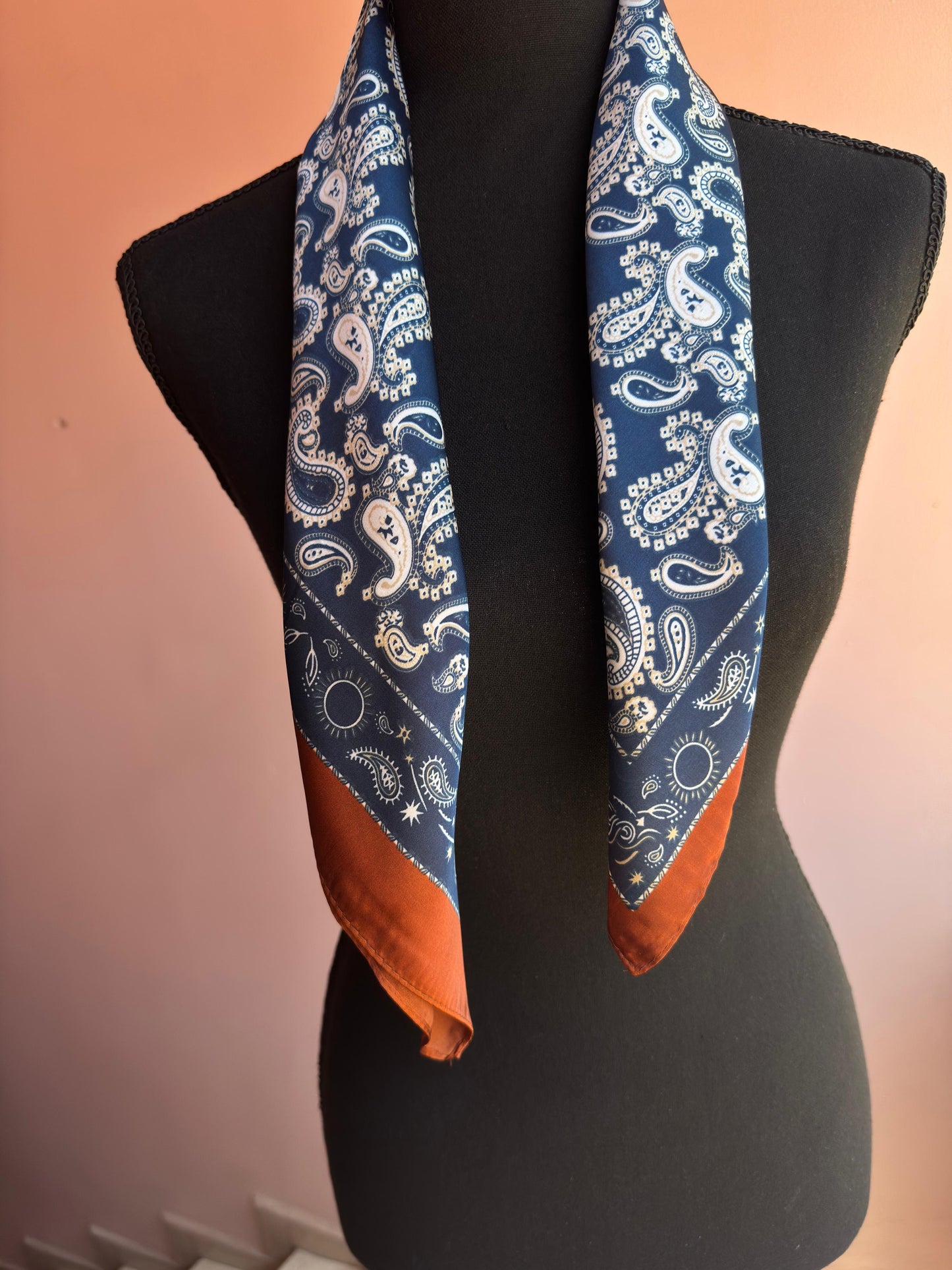 Mascada Azul & Terracota
