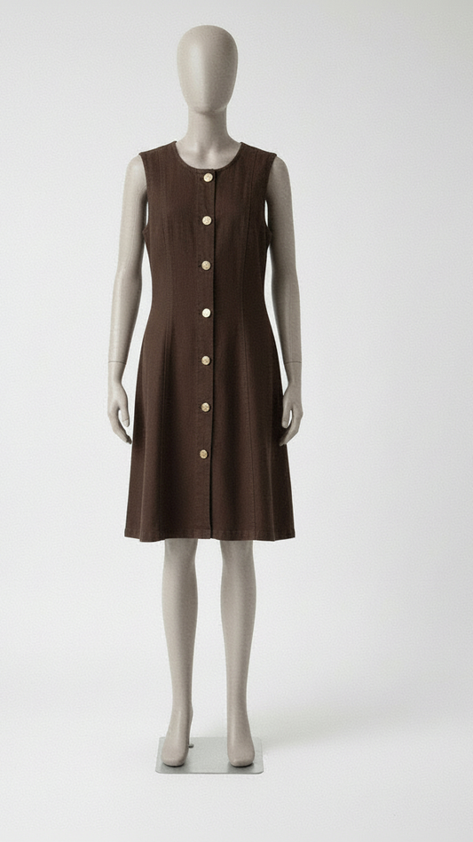 VESTIDO DEMIN BROWN