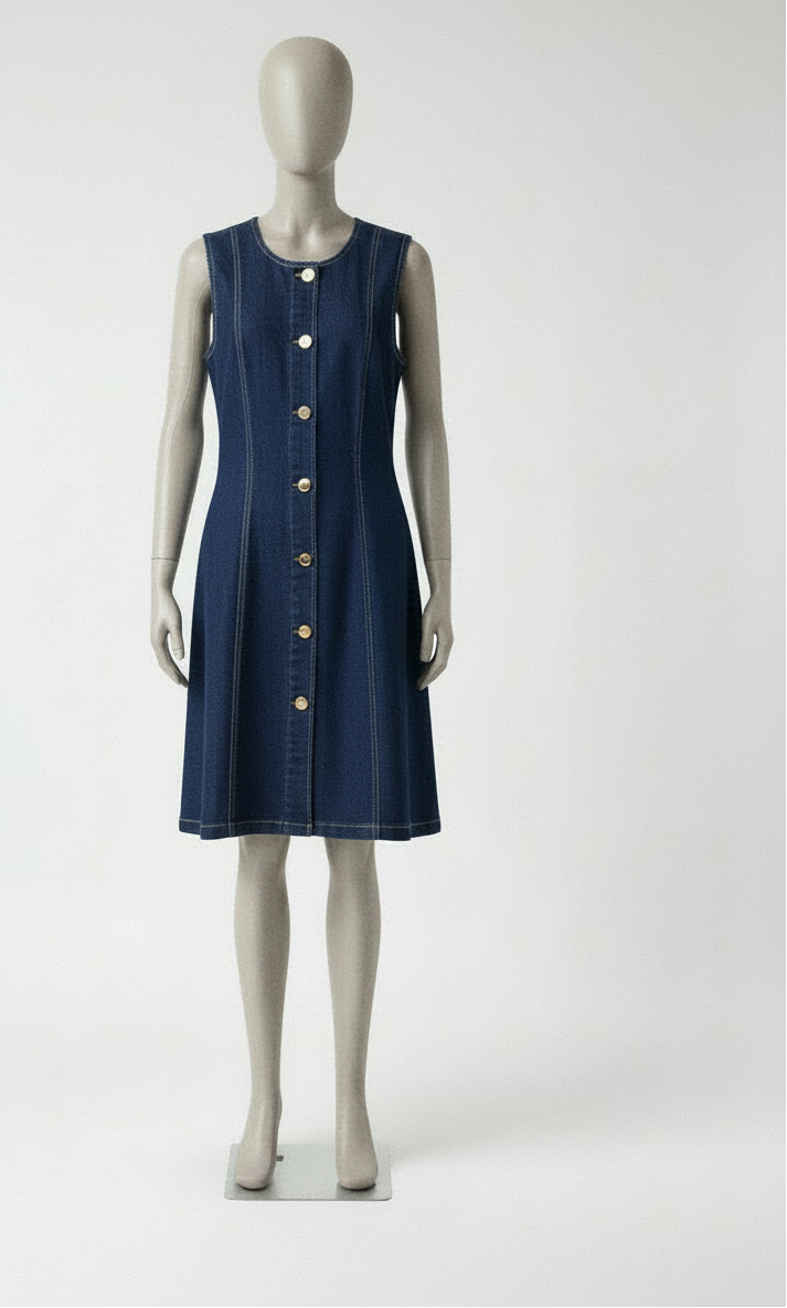 VESTIDO DEMIN AZUL
