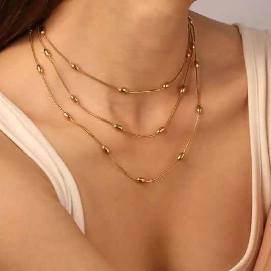 Collar Largo Ovalado