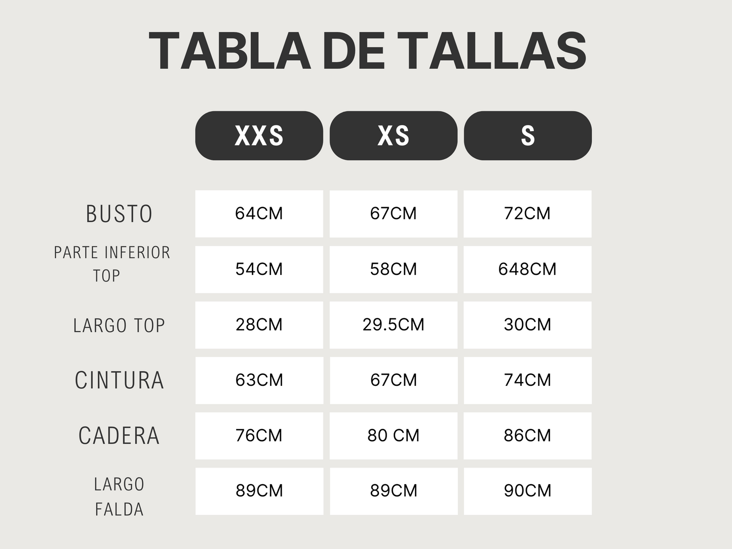Set Top & Falda