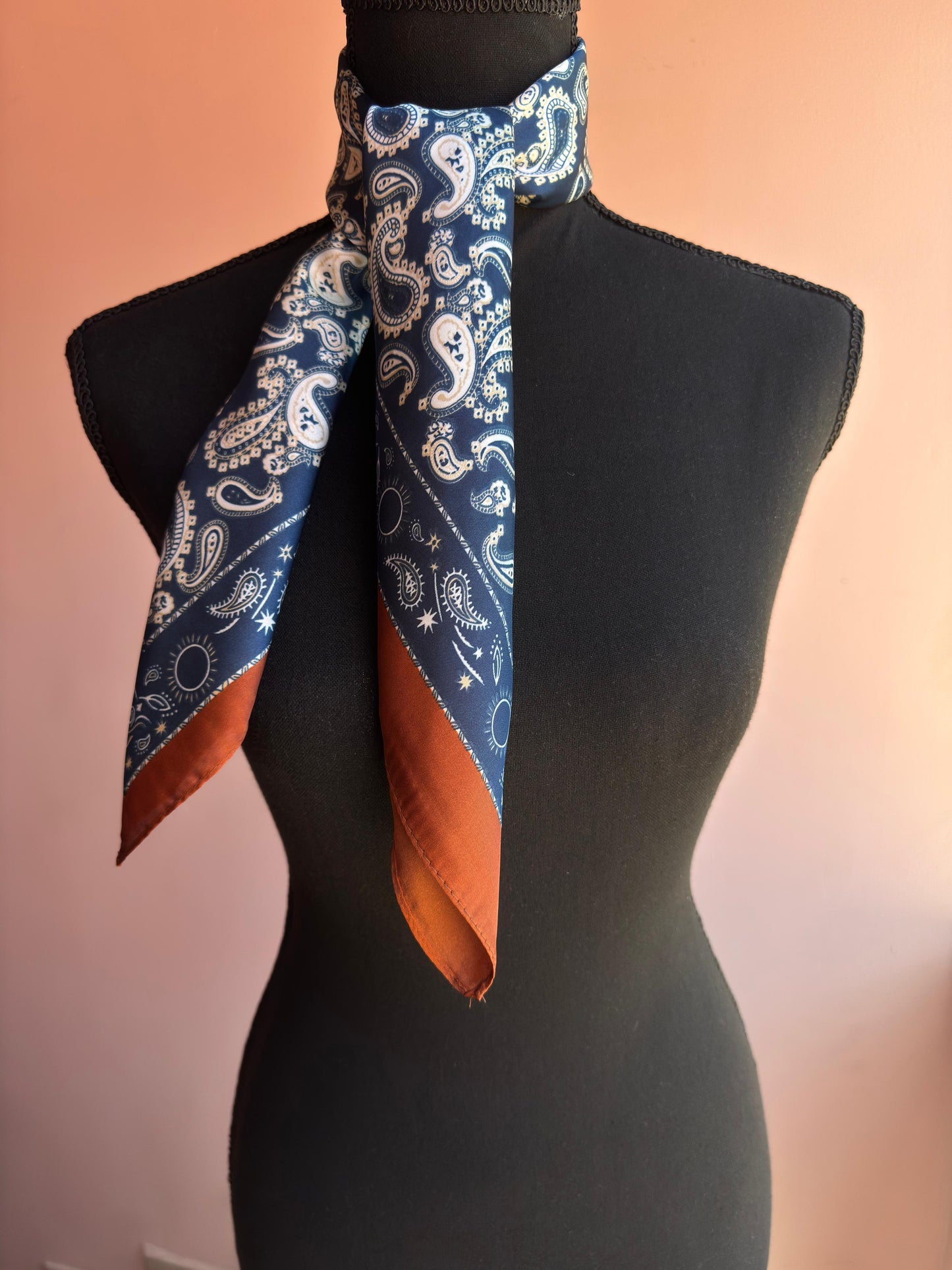 Mascada Azul & Terracota