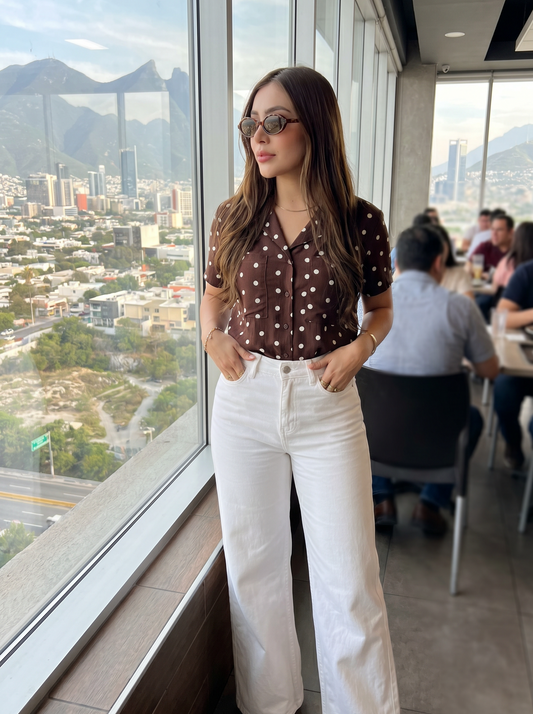 Camisa Polka dot