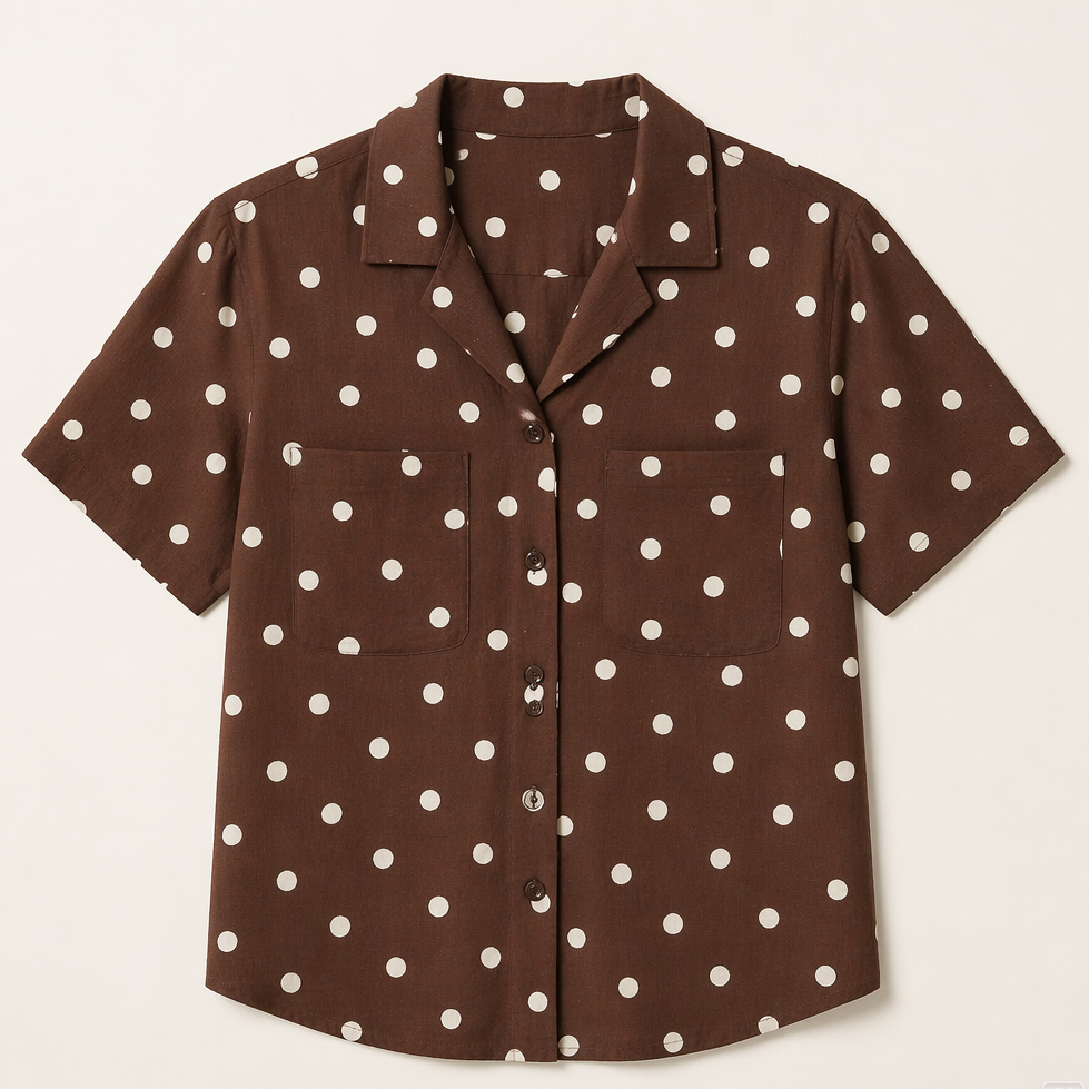 Camisa Polka dot