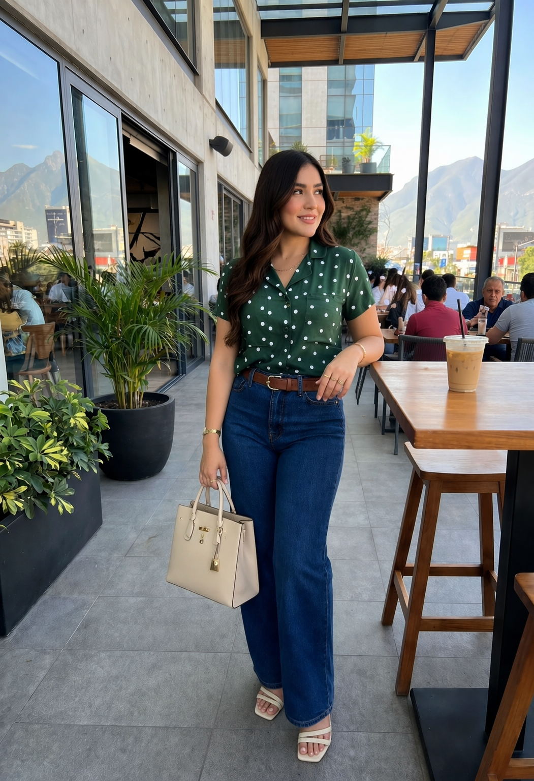Camisa Polka dot